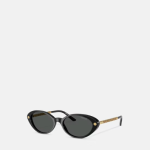 Acetate Oval Frame Sunglasses